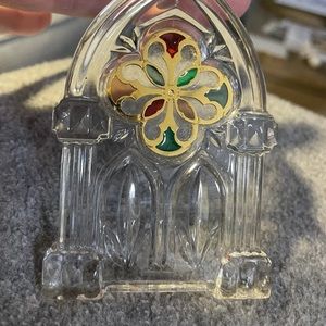 GORHAM Spanish Cathedral Crystal Christmas Ornament Windows of the World